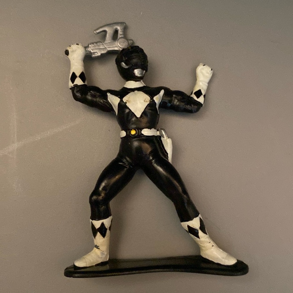 Mighty Morphin Power Rangers Vintage Collectible Figure Black Ranger